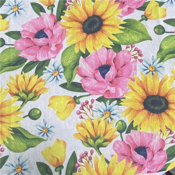 Print linen fabric