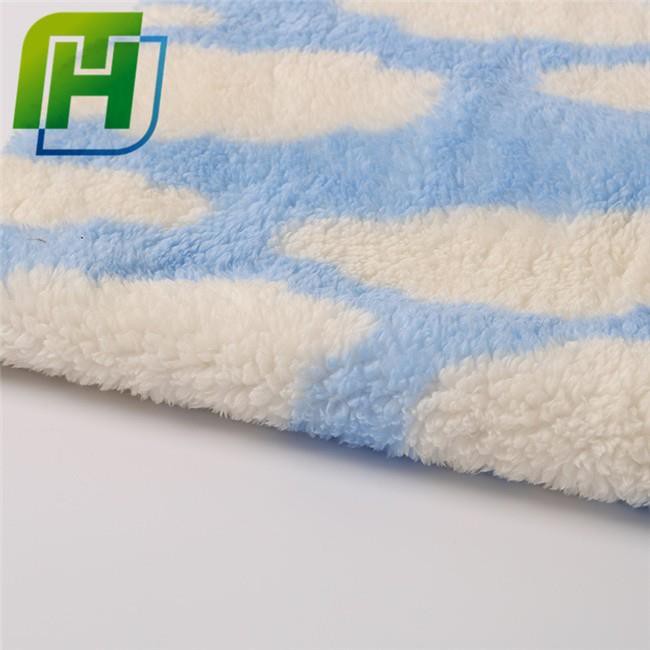 Printed Coral Fleece Fabric