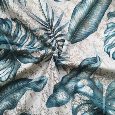 مطبوعہ مخملی Upholstery فیبرک